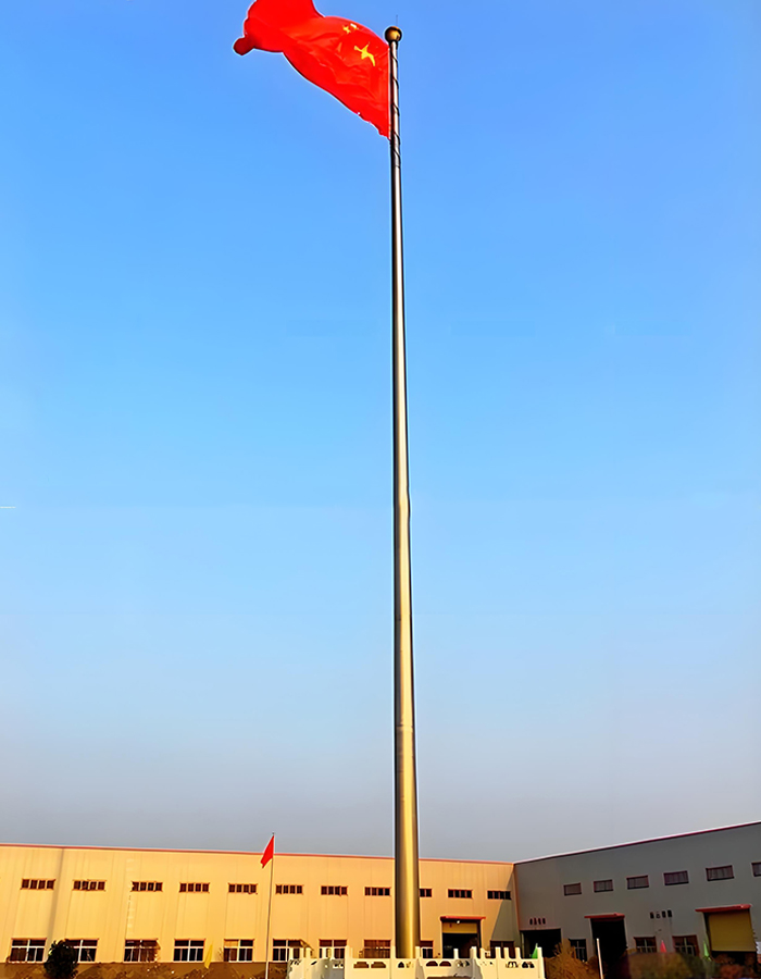 Titan korrosionsbeständig handvevad konisk lyftflaggstång Titan korrosionsbeständig handvevad konisk lyftflaggstång